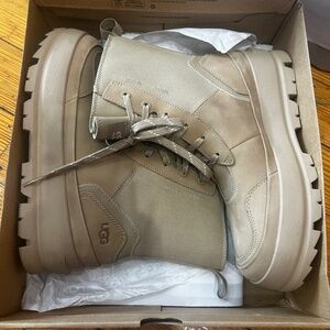 New in Box - Ugg Combat Boots in Sand